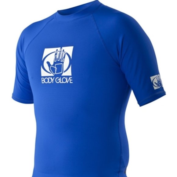 Body Glove Swim Body Glove Loosefit Blue Rash Guard Shirt For Men